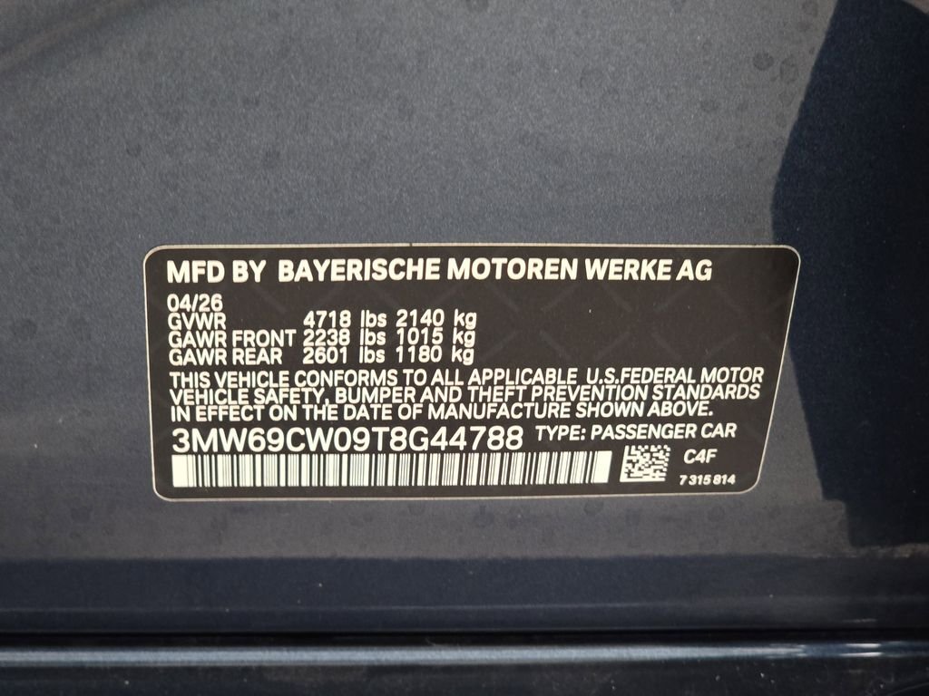 New 2026 Arctic Race Blue metallic BMW 330i image 23
