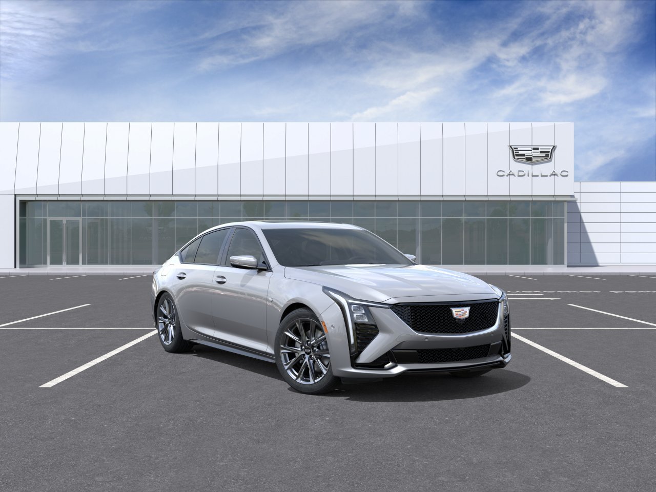 New 2026 Argent Silver Metallic Cadillac Sport image 1