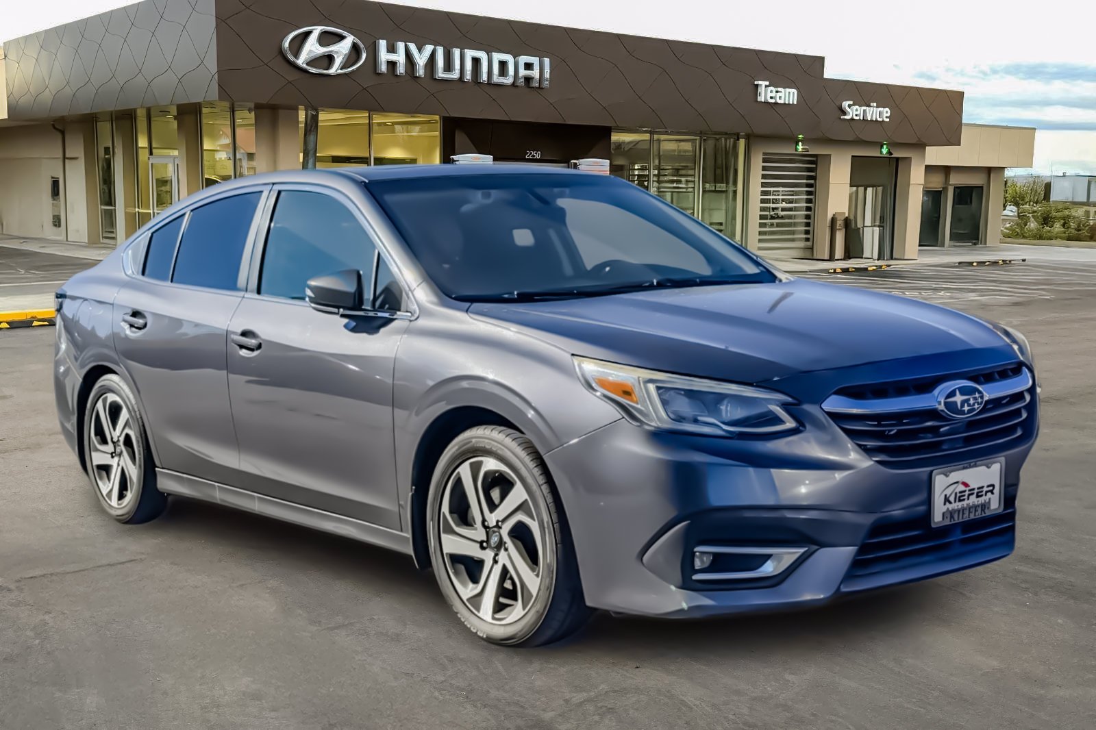 Used 2021 Gray Subaru Limited XT image 2