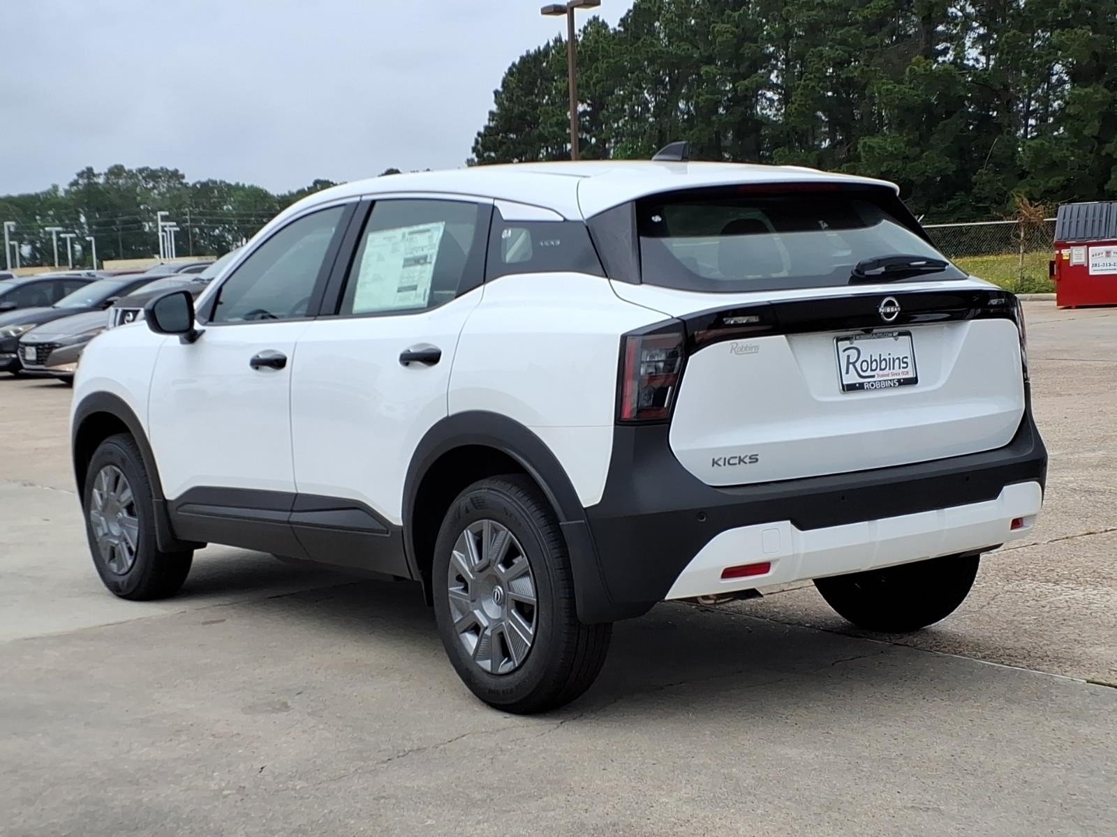 2026 Nissan Kicks S White at Robbins Nissan