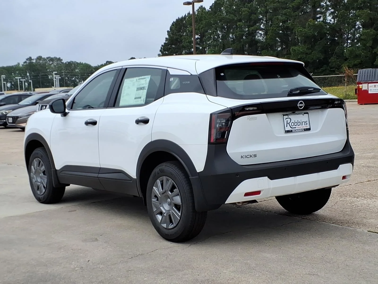 2026 Nissan Kicks S White at Robbins Nissan