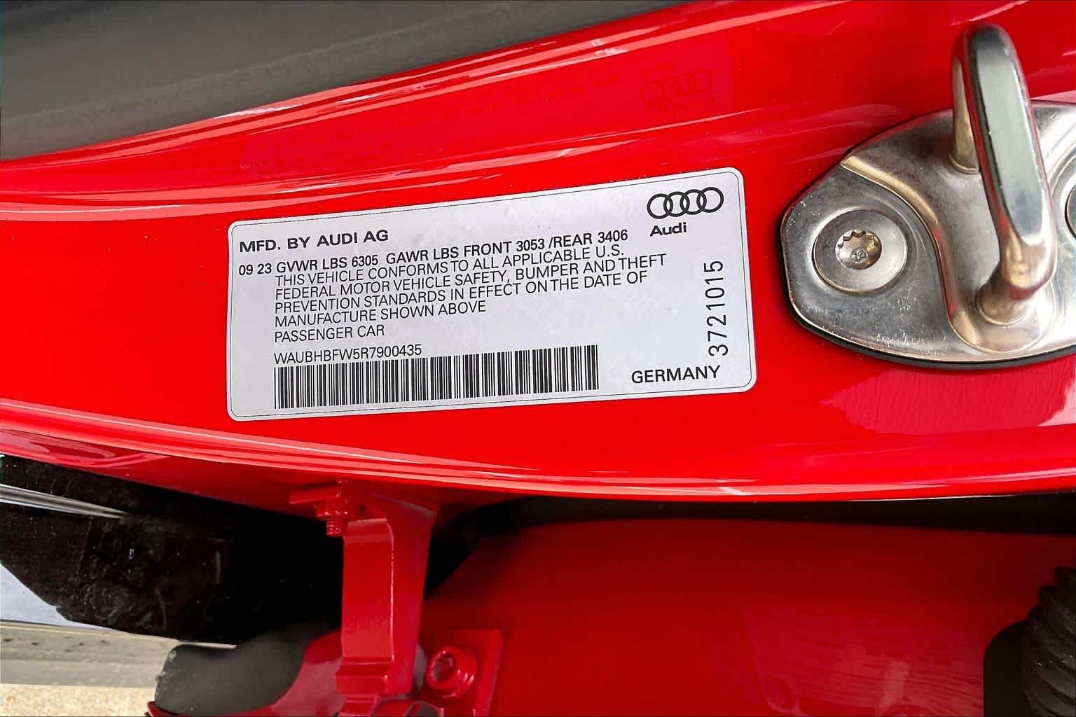 Used 2024 Tango Red Metallic Audi  image 34