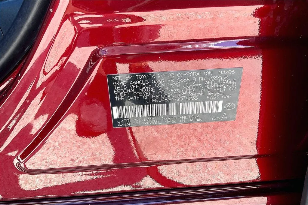 Used 2007 Red Lexus 350 image 32