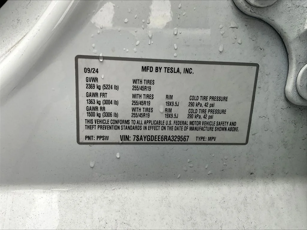 Used 2024 Pearl White Multi-Coat Tesla Long Range image 19
