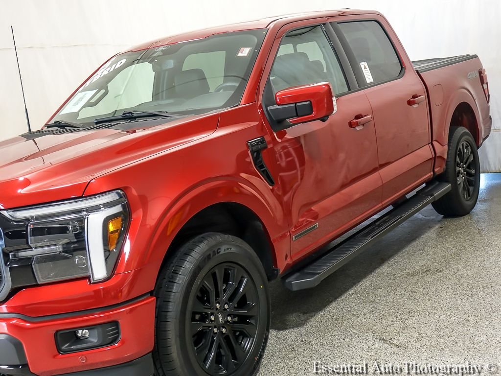 Certified Used 2025 Red Metallic Ford Lariat image 4