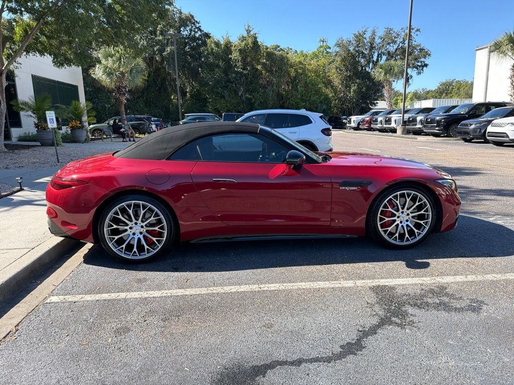 Certified Used 2022 Red Mercedes-AMG SL 55 AMG® image 5