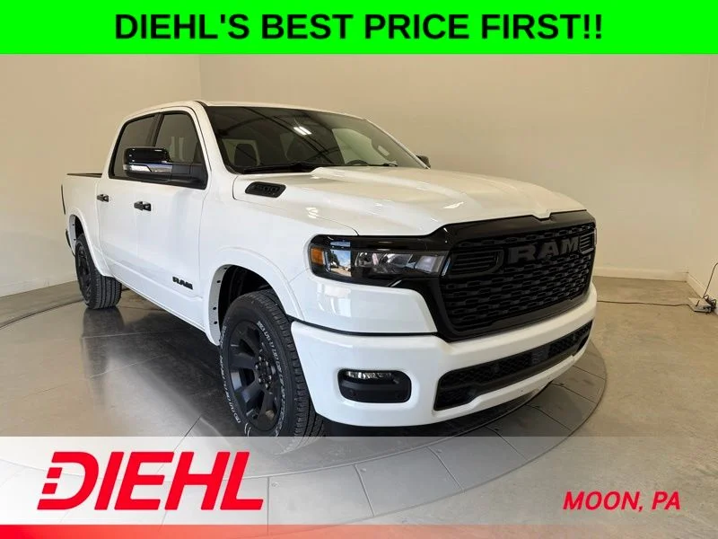 New 2026 Bright White Clear-Coat Exterior Paint RAM Big Horn/Lone Star image 1