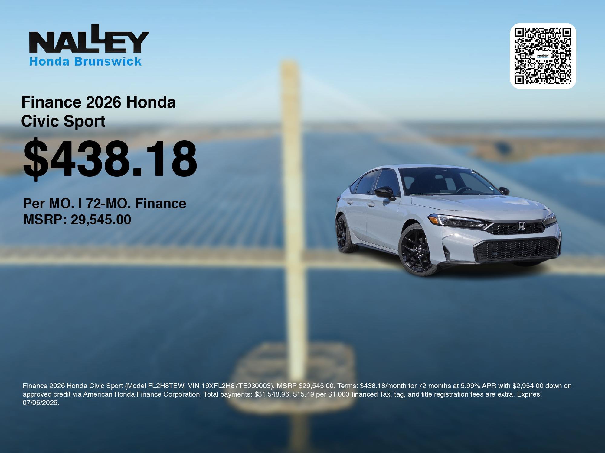 New 2026 Urban Gray Pearl Honda Sport image 7
