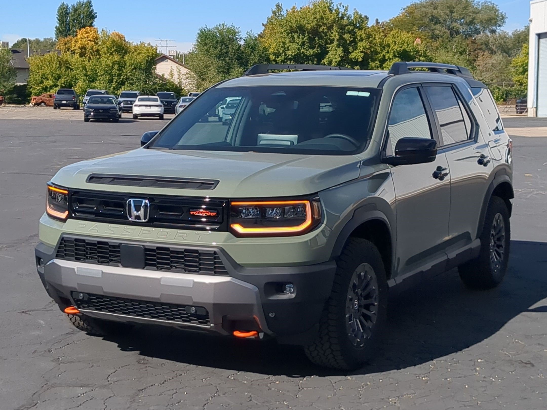 New 2026 Ash Green Metallic Honda TrailSport image 8