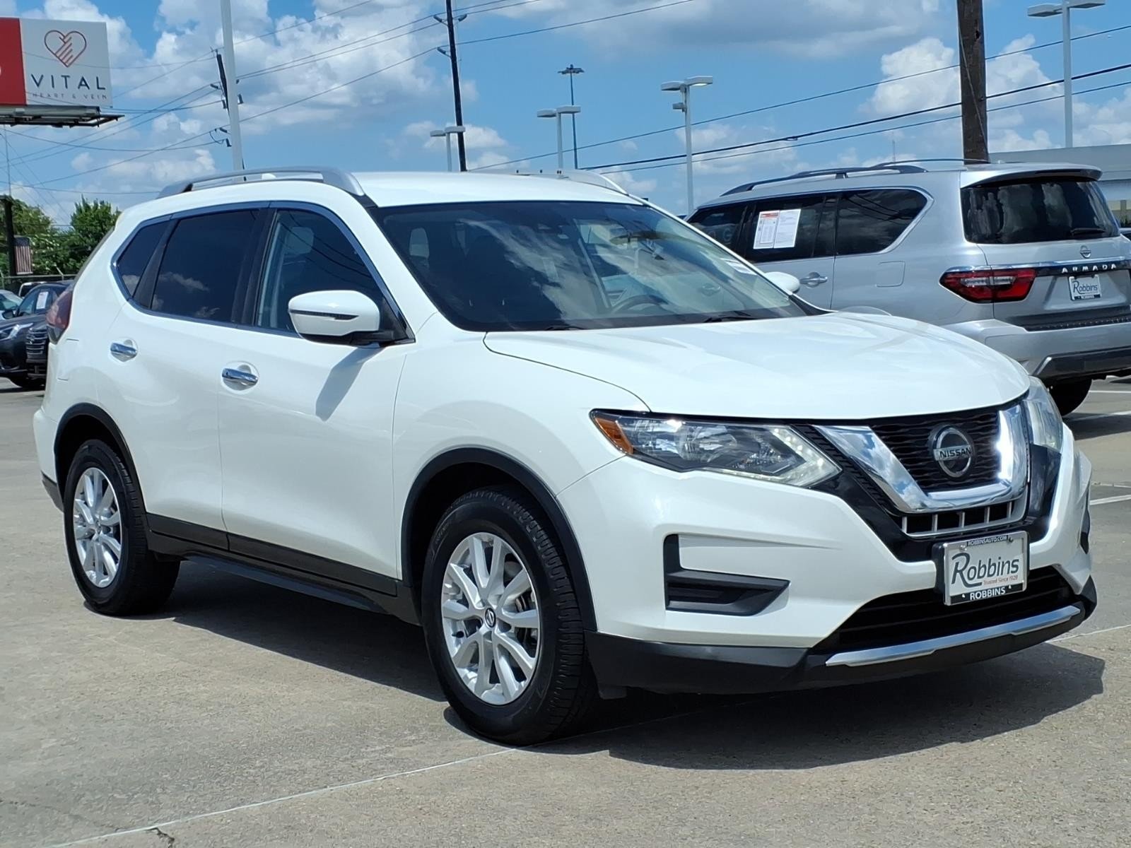2019 Nissan Rogue SV White at Ron Craft Chevrolet Cadillac