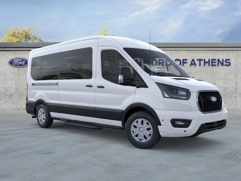 New 2026 Oxford White Ford Passenger Van XLT image 7
