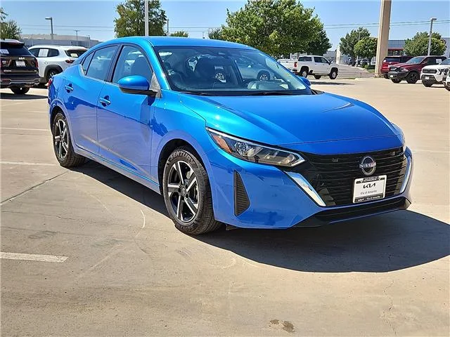 Used 2025 Electric Blue Metallic Nissan SV image 3