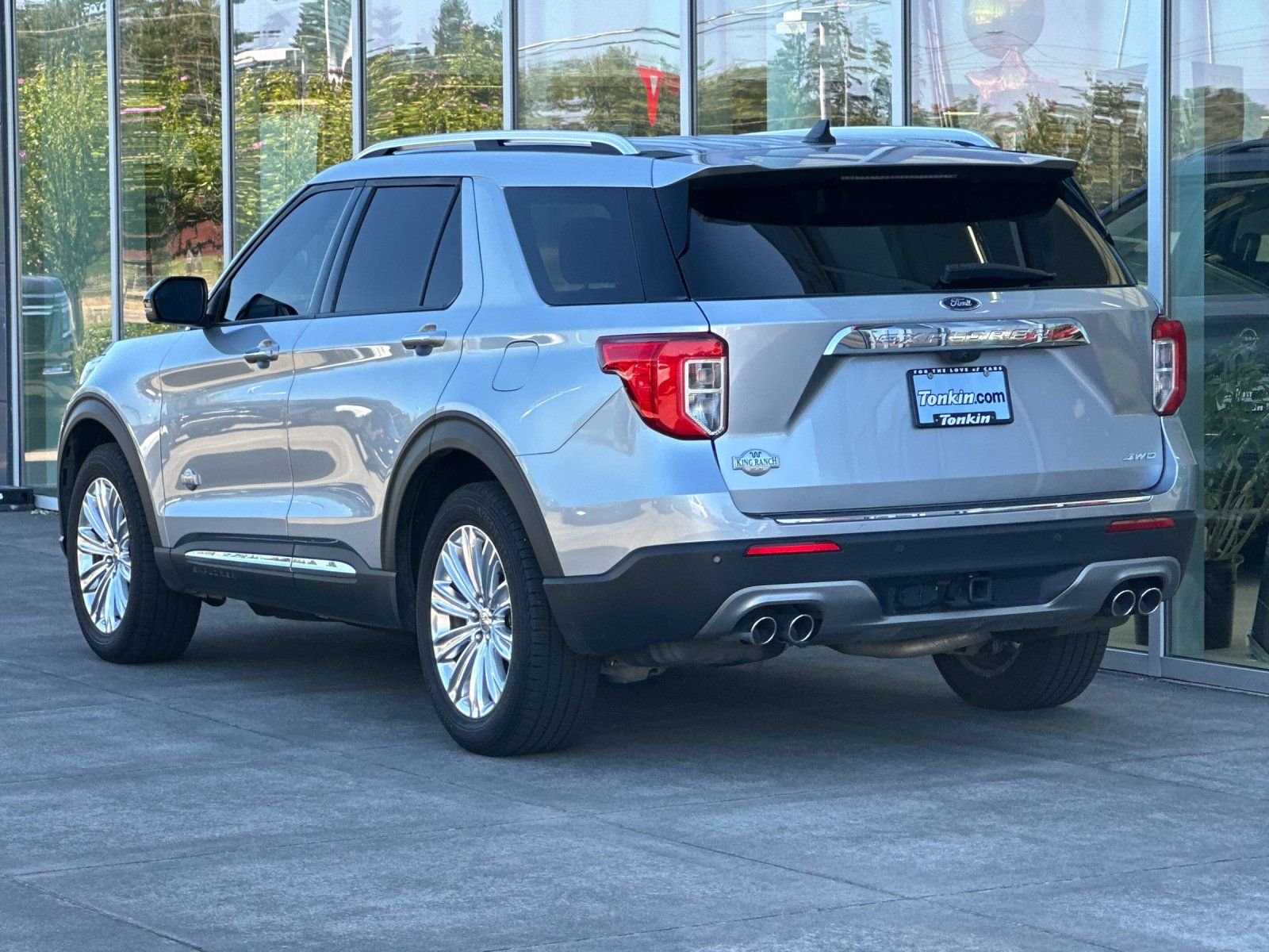 Used 2021 Silver Metallic Ford King Ranch image 5