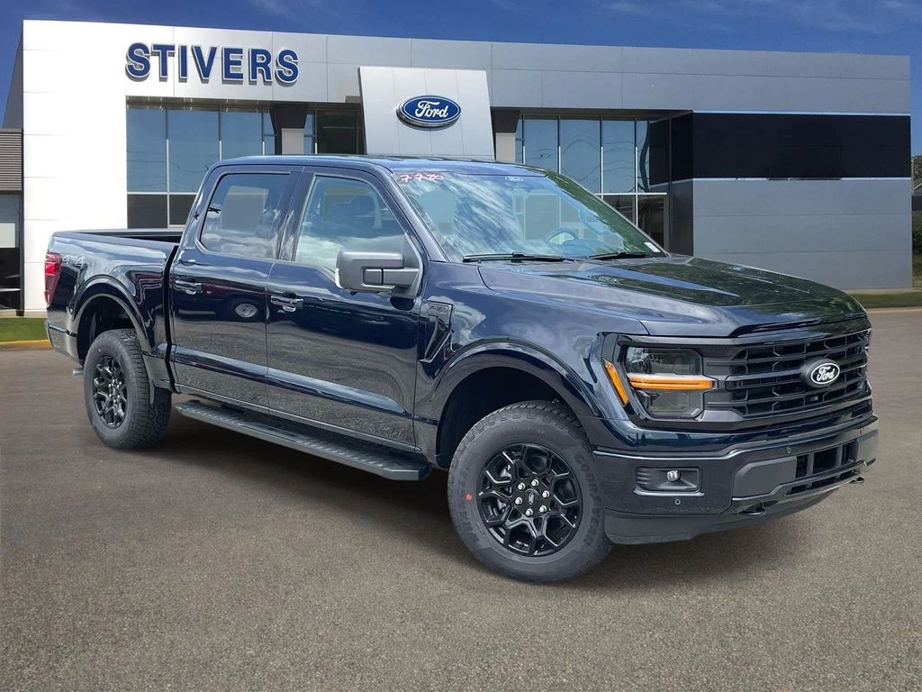 New 2026 Antimatter Blue Metallic Ford XLT image 1