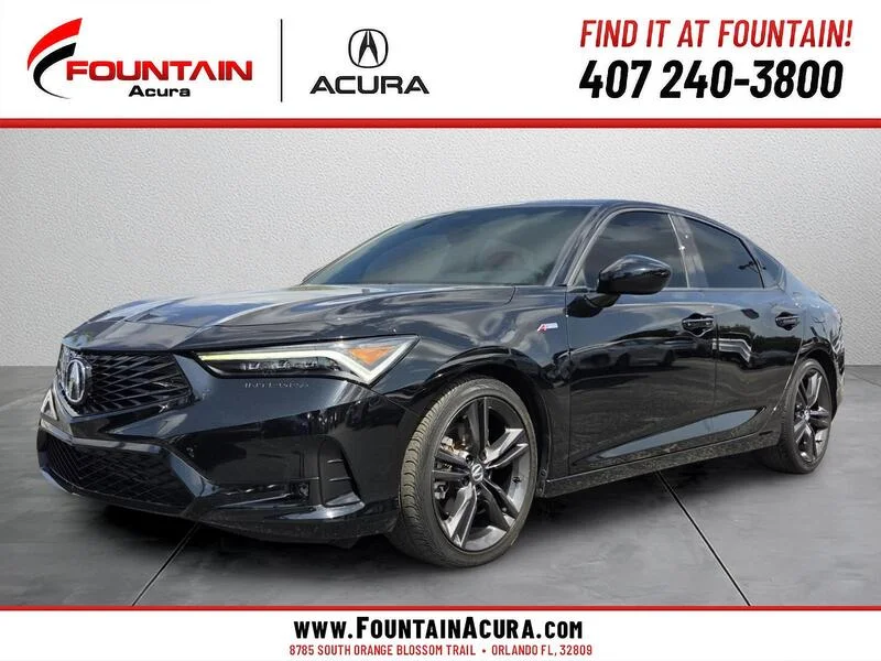 Used 2024 Majestic Black Pearl Acura CVT W/A-SPEC PACKAGE image 1