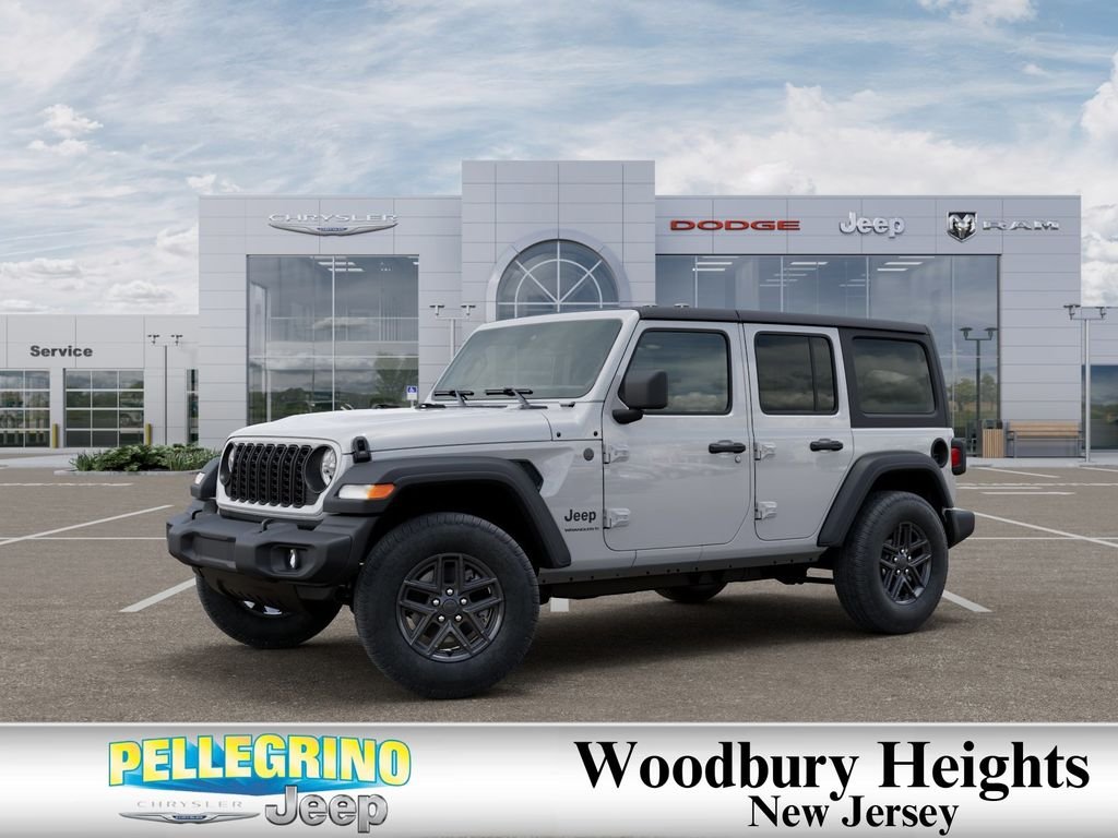 New 2026 Bright White Clear-Coat Exterior Paint Jeep Sport S image 2