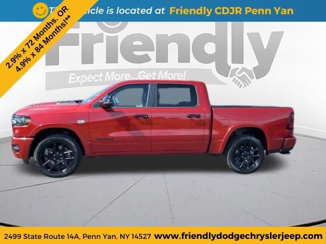 New 2026 Molten Red Pearl-Coat Exterior Paint RAM Laramie image 2