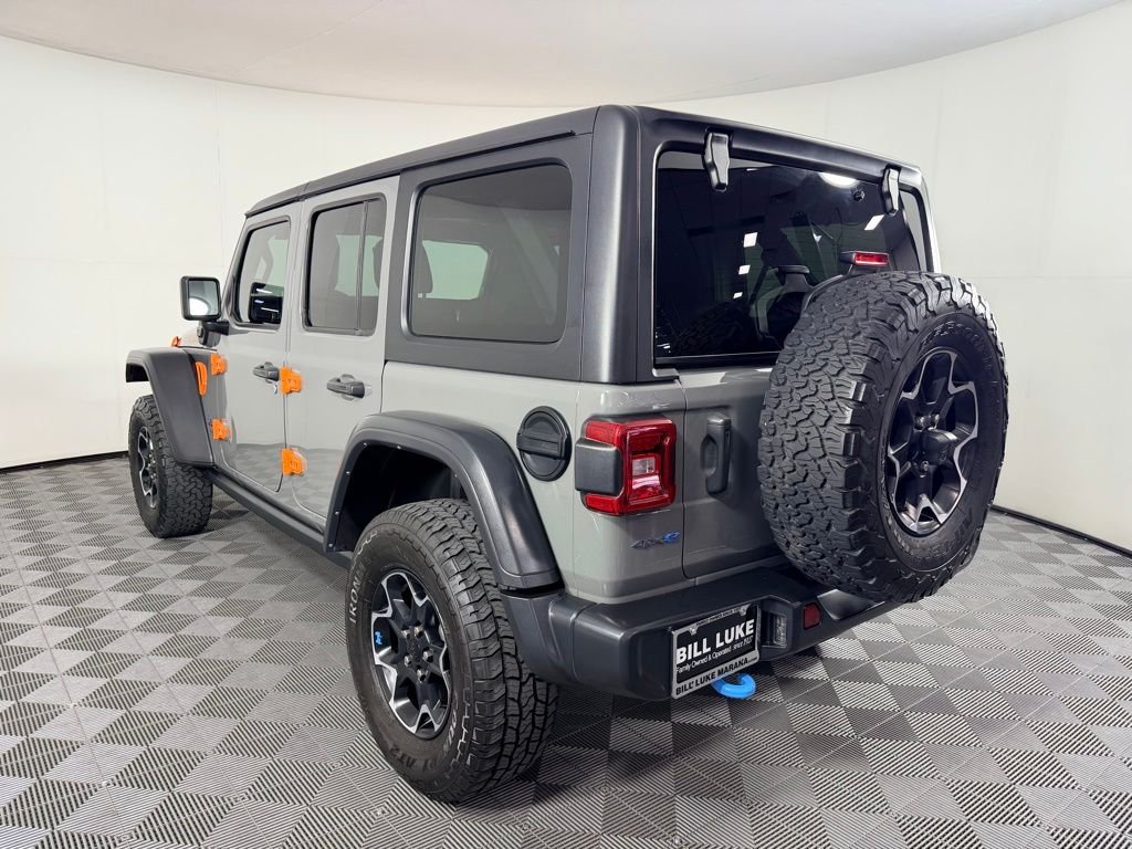 Used 2022 Gray Jeep Unlimited Rubicon 4xe image 10