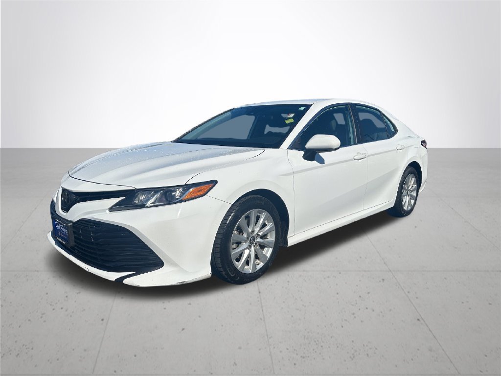 Used 2019 Super White Toyota LE image 2