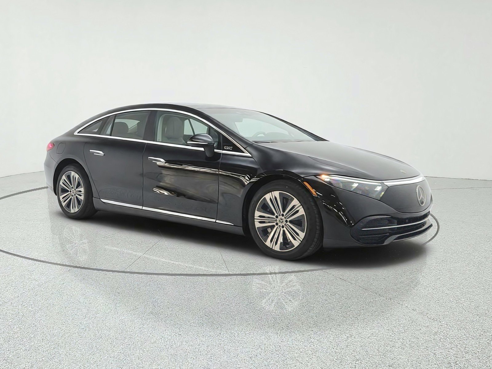 Certified Used 2024 Obsidian Black Metallic Mercedes-Benz EQS 450 4MATIC® Sedan image 3