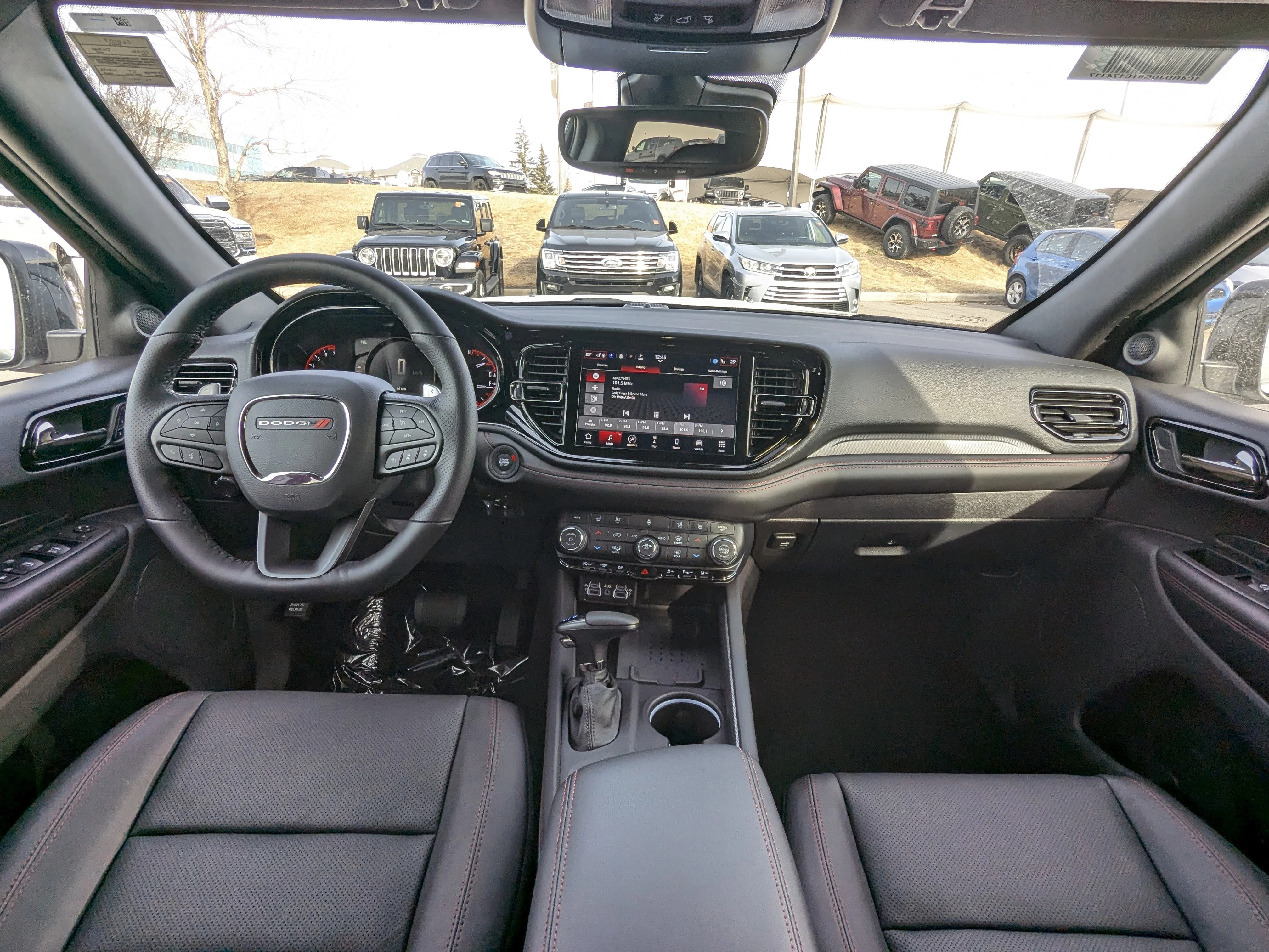 New 2026 White Dodge GT Plus - - GT Plus Pkg (2BH) - 2nd Row Captain Chairs - Ebony Red Leather?Faced Seats - 10.1 Nav & image 26