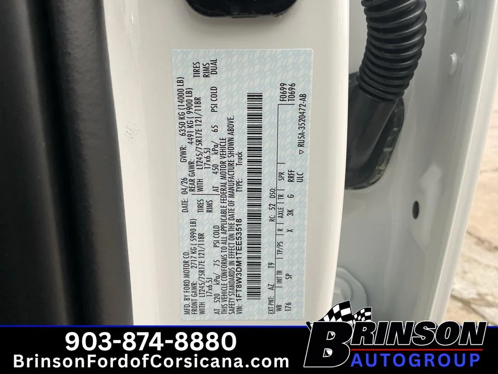 New 2026 Star White Metallic Tri-Coat Ford F-350® King Ranch® image 22