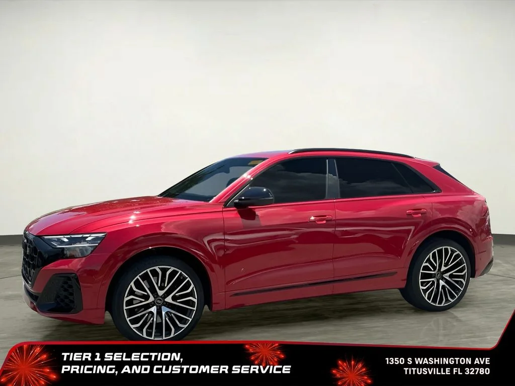 Used 2025 Red Audi 4.0T Premium Plus image 3