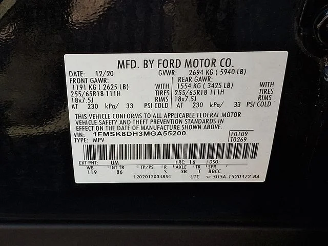 Used 2021 Black Ford XLT image 29