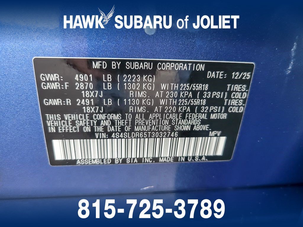 Used 2026 Daybreak Blue Pearl Subaru Limited image 25