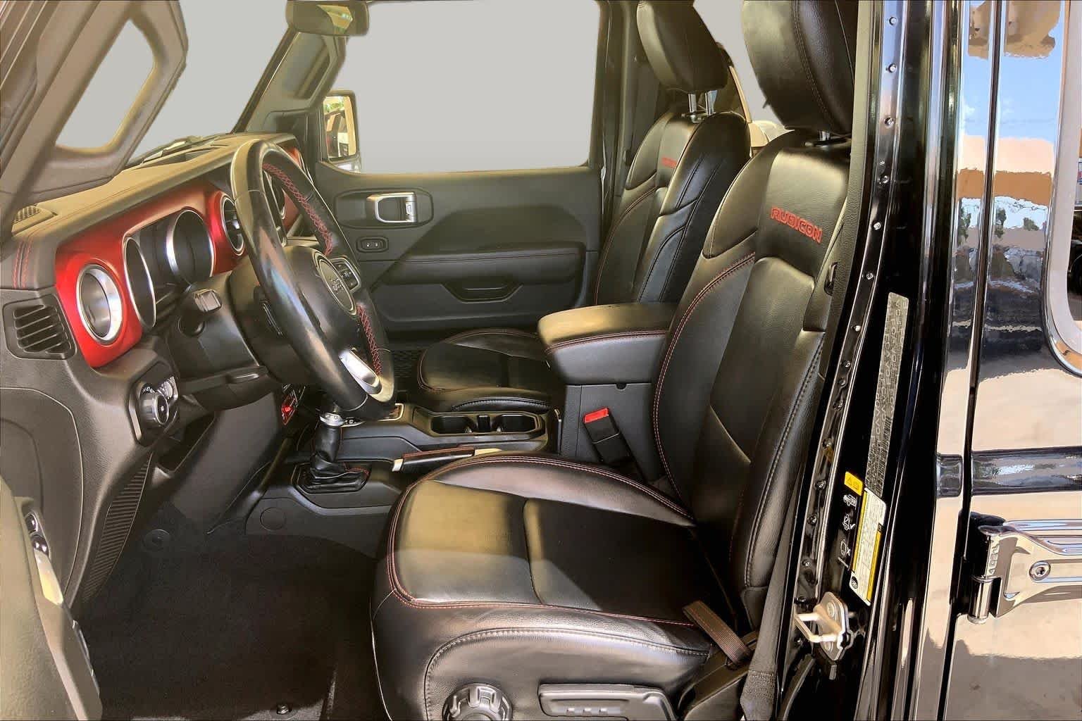 Used 2021 Black Clearcoat Jeep Unlimited Rubicon image 8