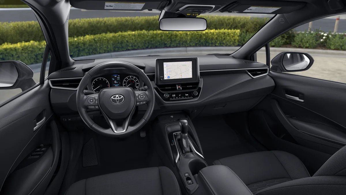 New 2026 Magnetic Gray Metallic with Midnight Black Metallic roof Toyota SE image 19