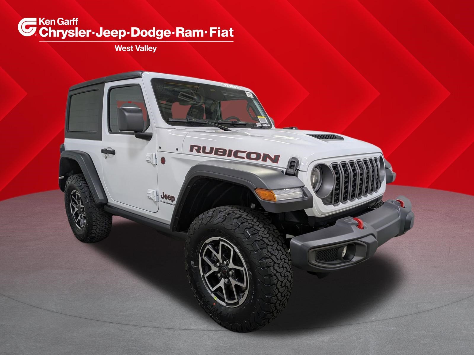 New 2026 Bright White Clearcoat Jeep Rubicon image 1