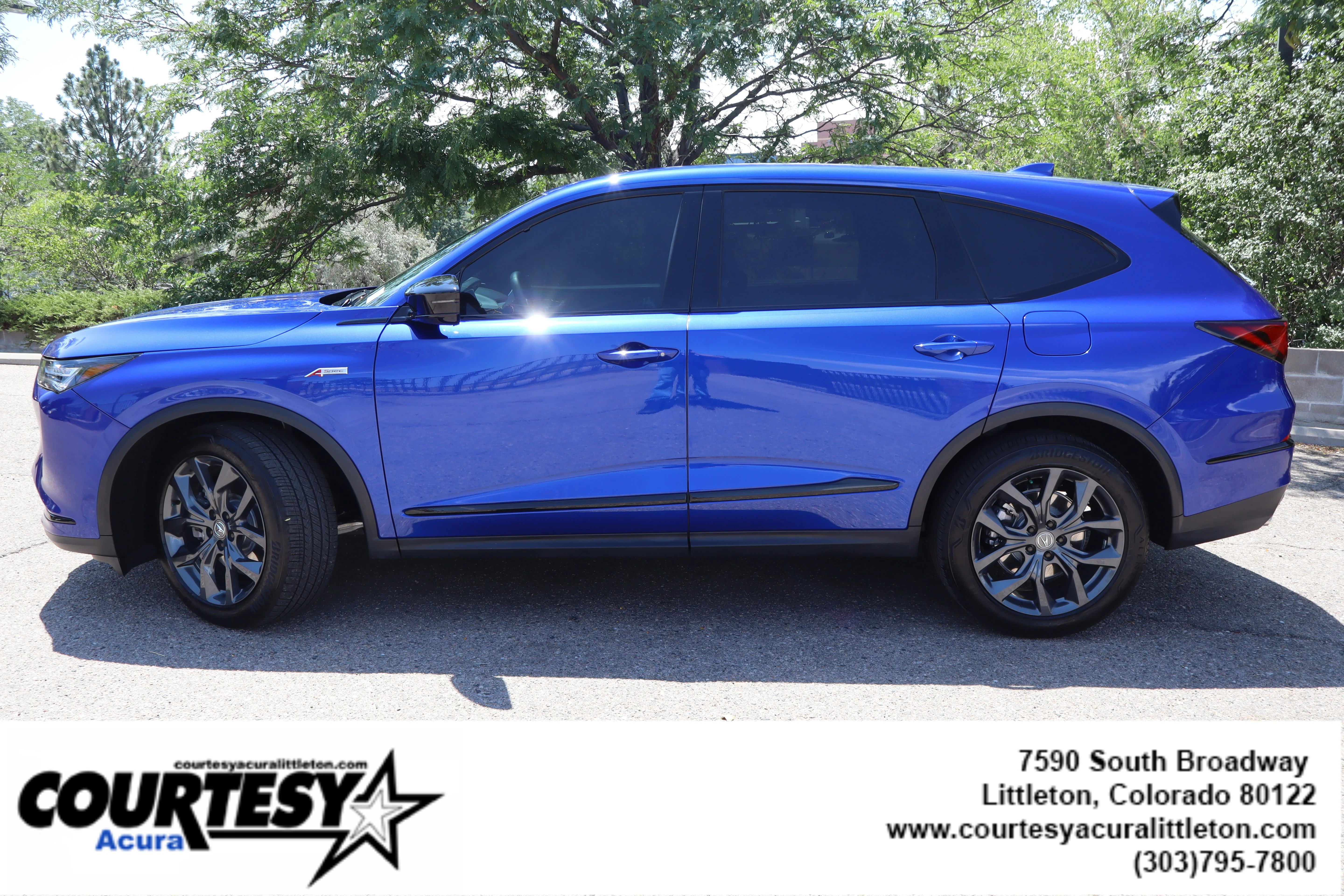 Certified Used 2024 Apex Blue Pearl Acura SH-AWD A-SPEC image 3