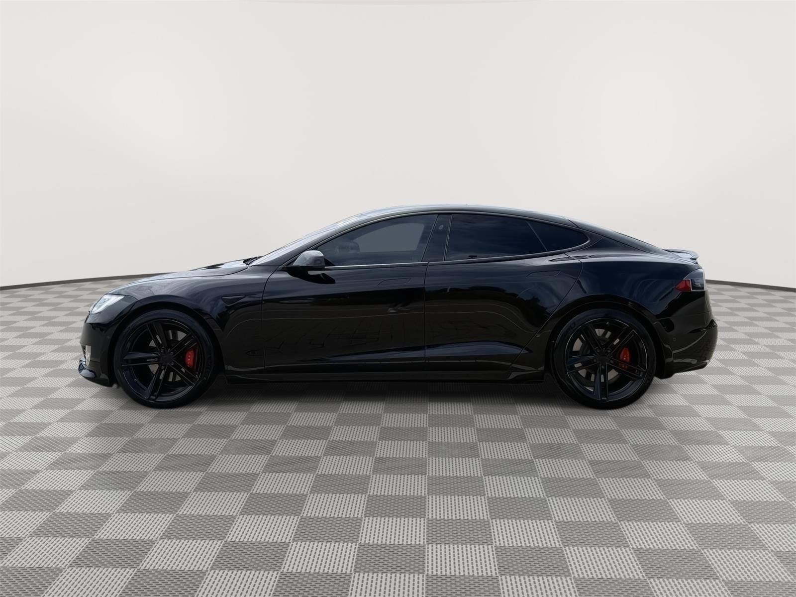Used 2021 Solid Black Tesla Performance image 3