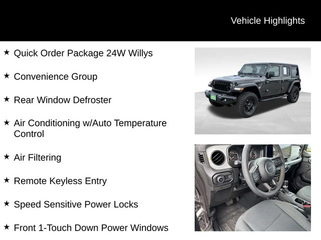 Used 2024 Gray Jeep Willys image 8