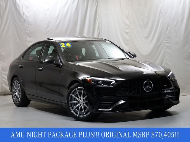 Certified Used 2026 Black Mercedes-Benz C 43 AMG® image 1