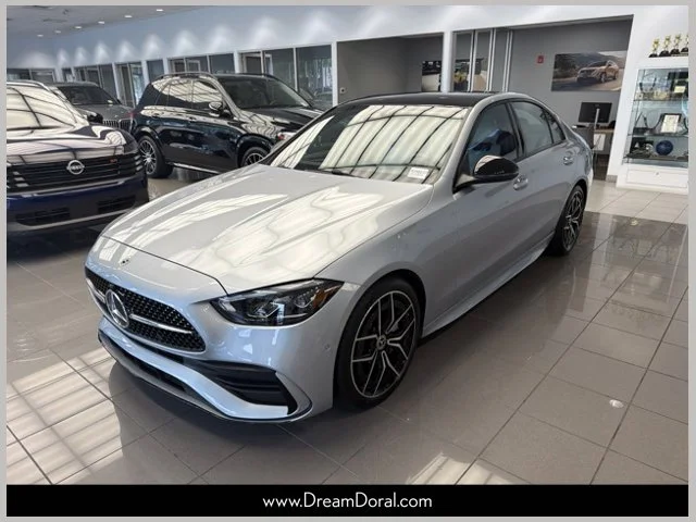 Used 2025 Silver Mercedes-Benz C 300 image 1