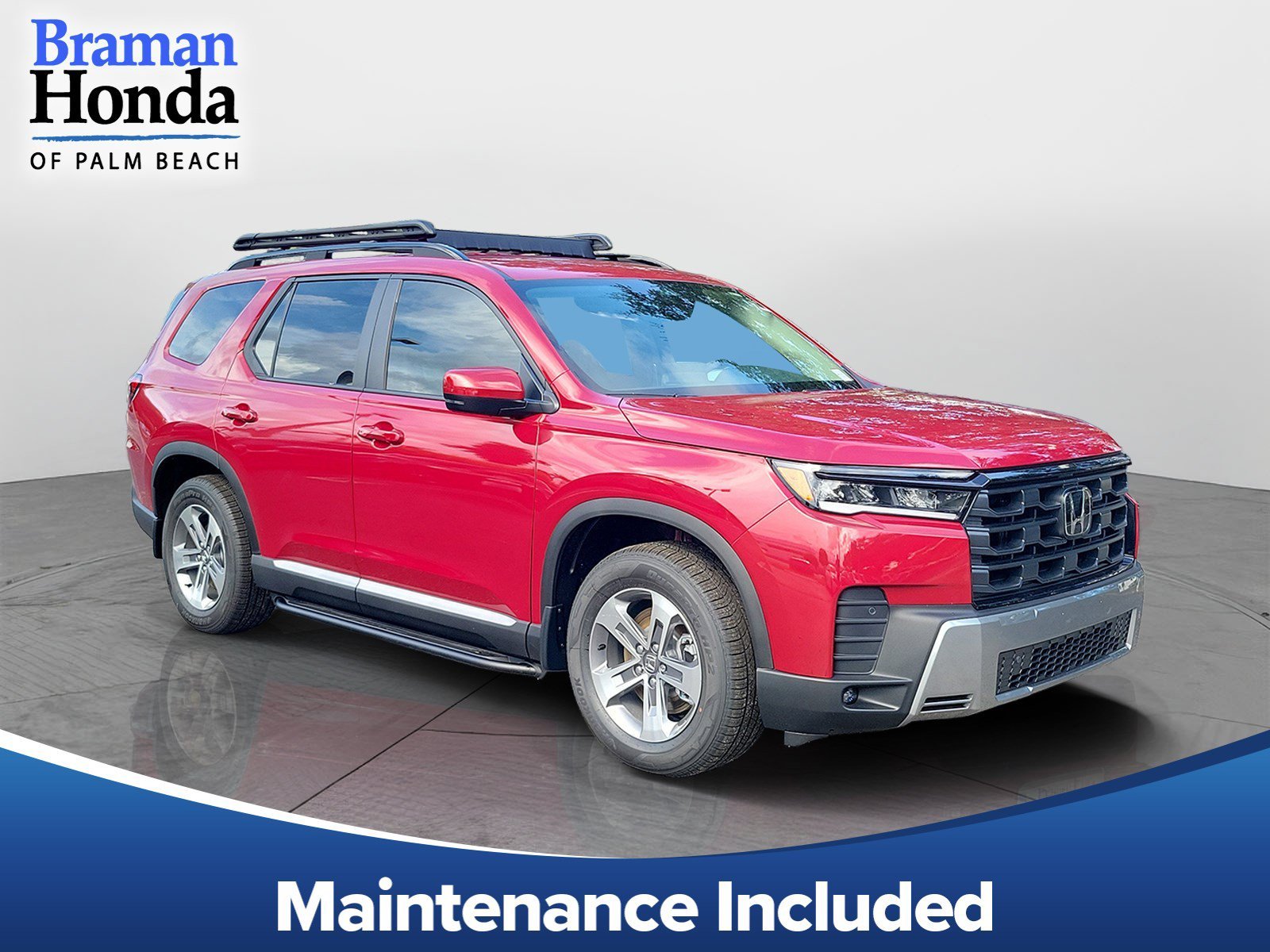 New 2026 Radiant Red Metallic II Honda EX-L image 1