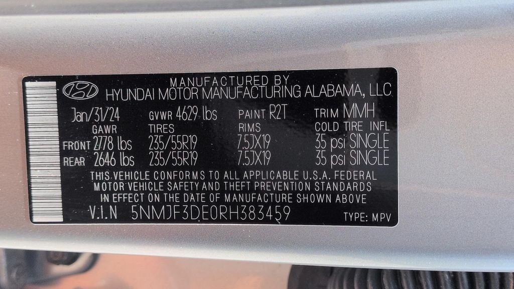 Used 2024 Silver Hyundai SEL image 24