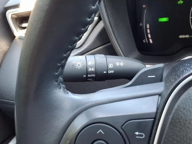 Used 2025 Black Toyota Hybrid XSE image 26