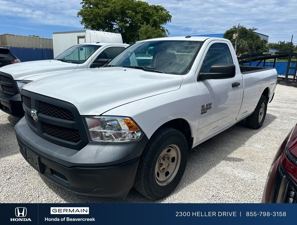 Used 2021 Bright White Clearcoat Ram Tradesman image 1