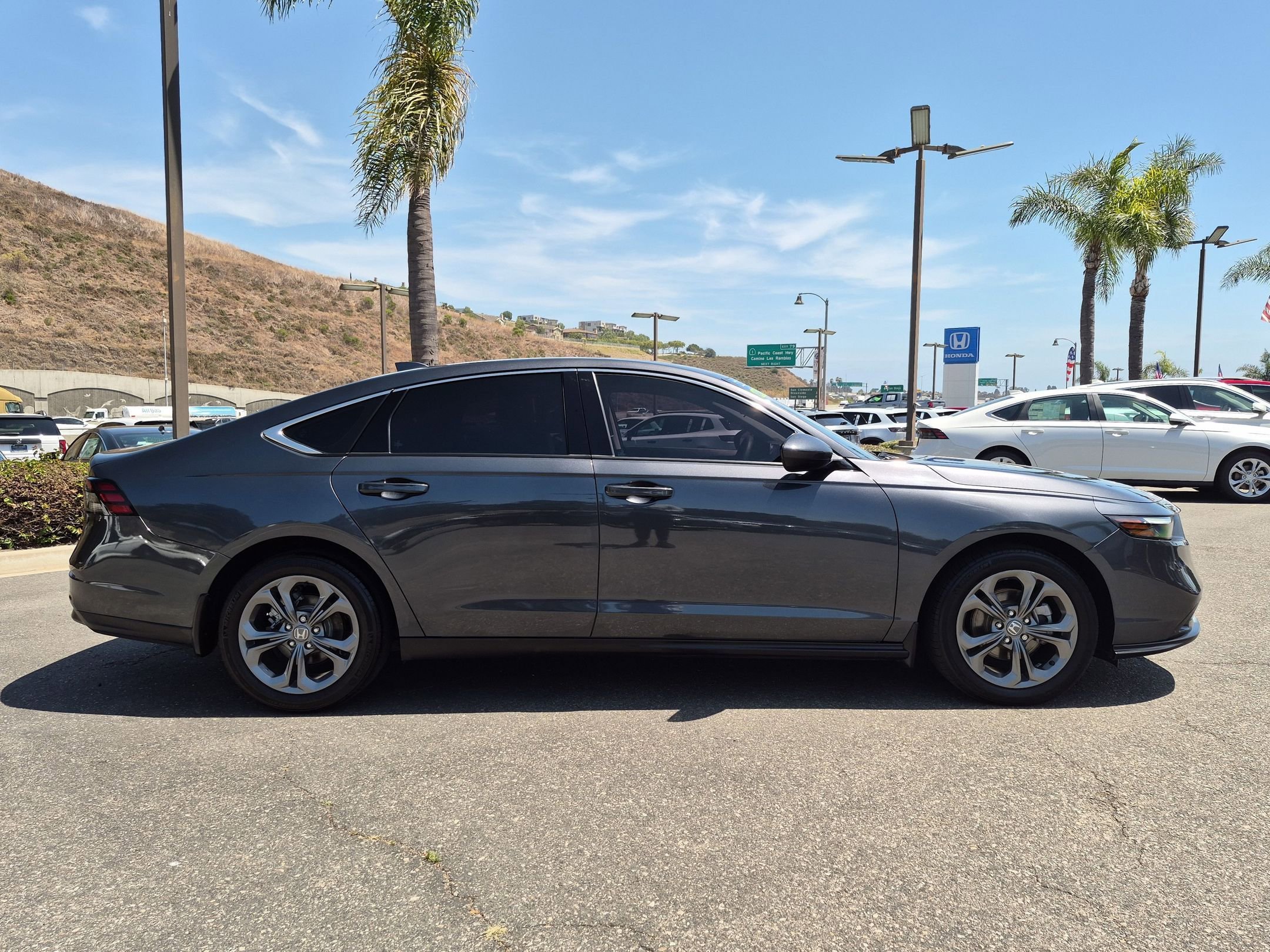 Used 2024 Gray Metallic Honda EX image 6