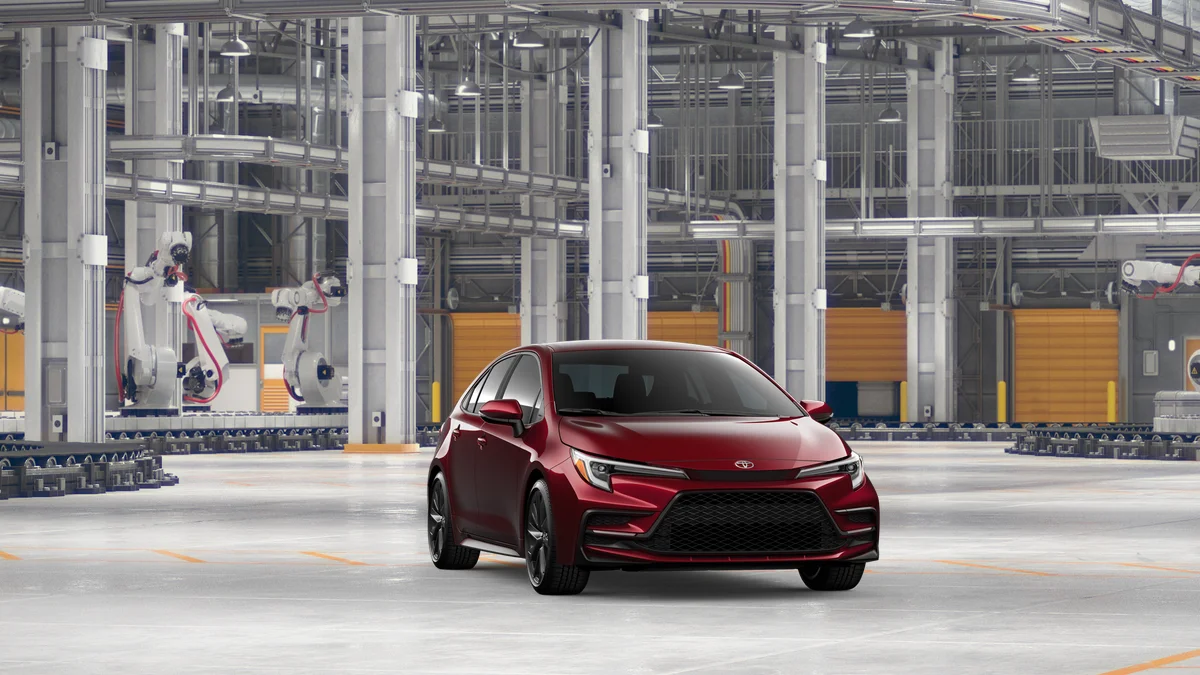New 2026 Ruby Flare Pearl Toyota SE image 16