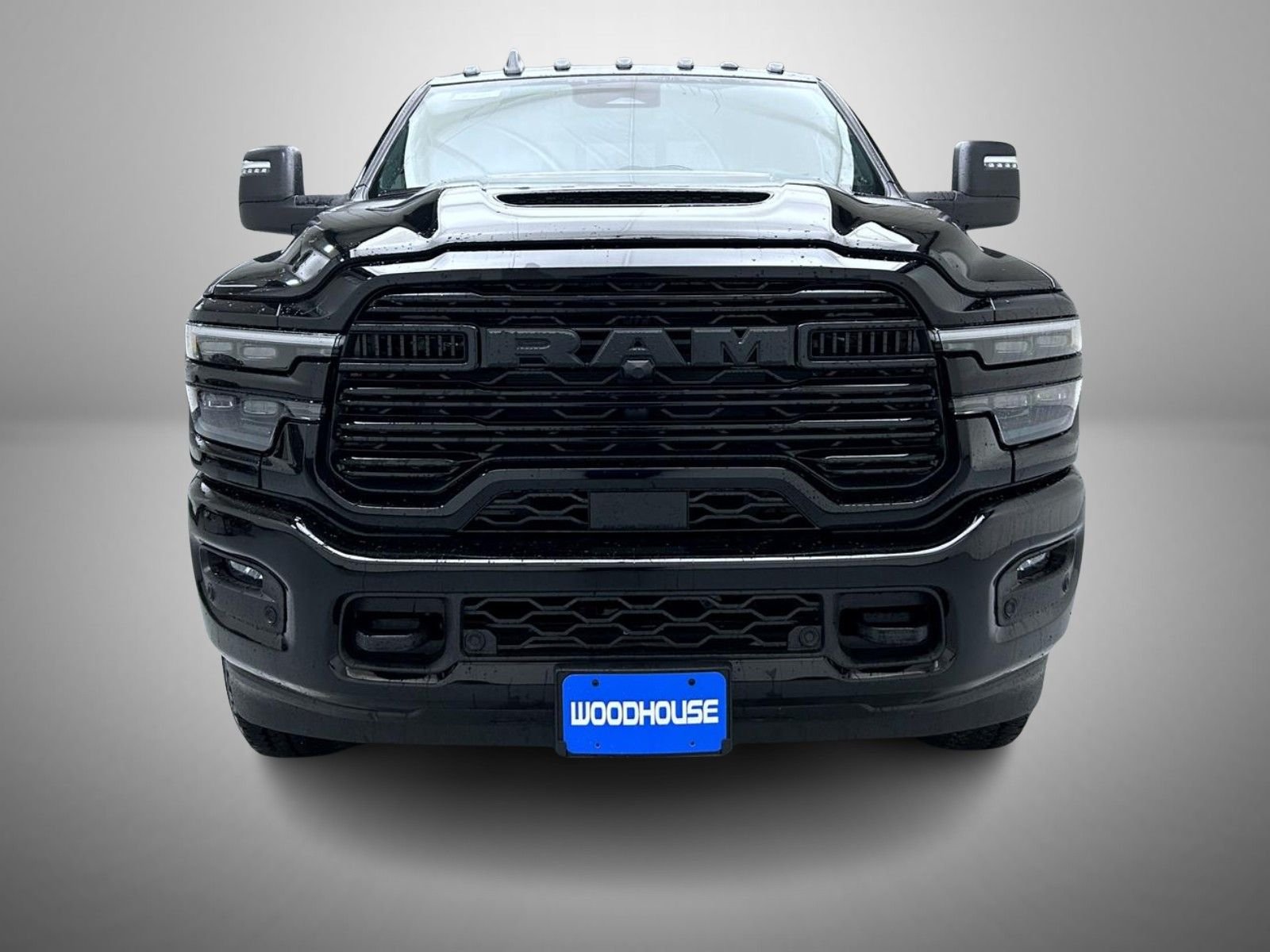 New 2026 Diamond Black Crystal Pearl-Coat Exterior Paint RAM Laramie image 2