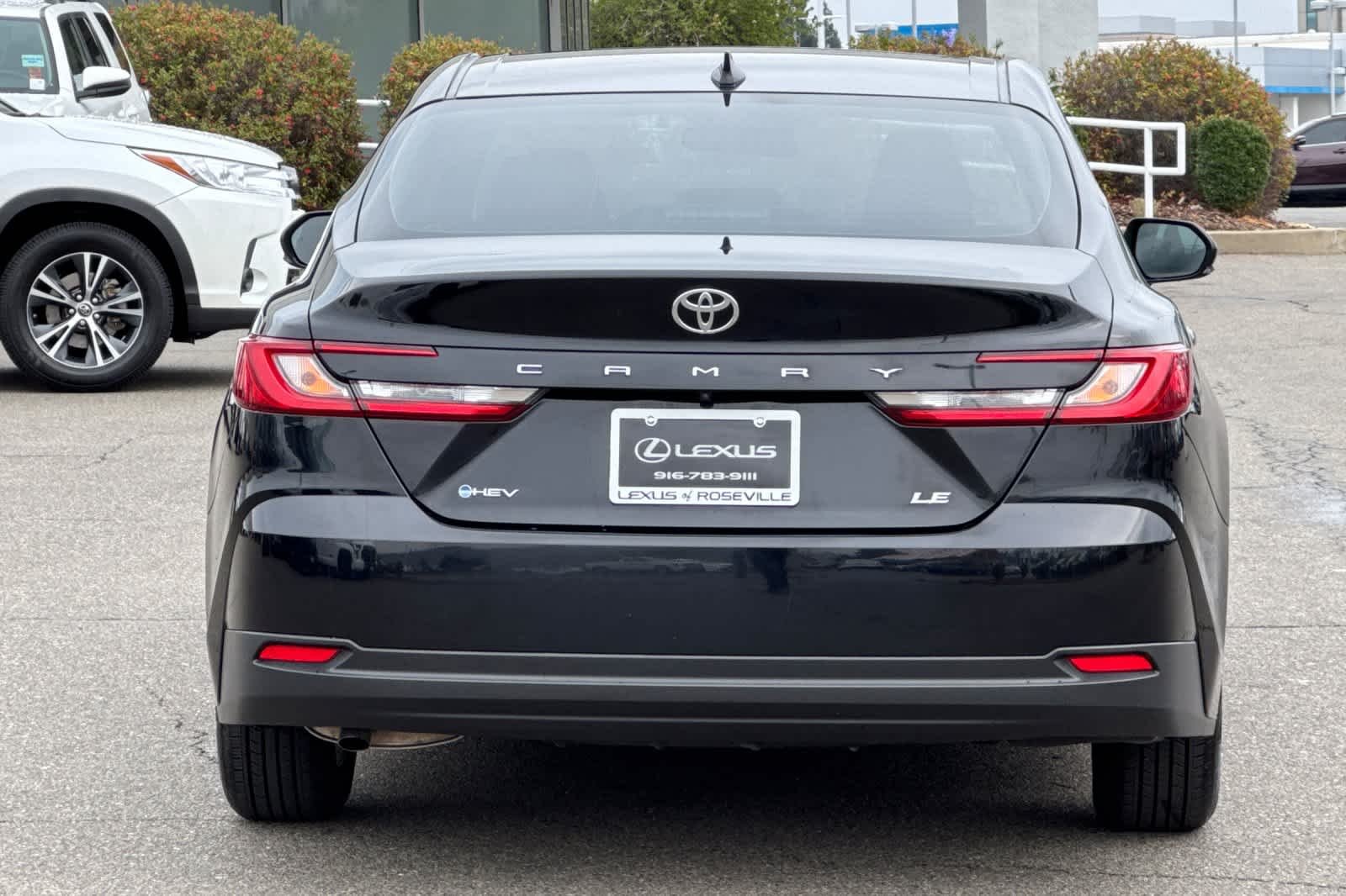 Used 2025 Midnight Black Metallic Toyota LE image 8