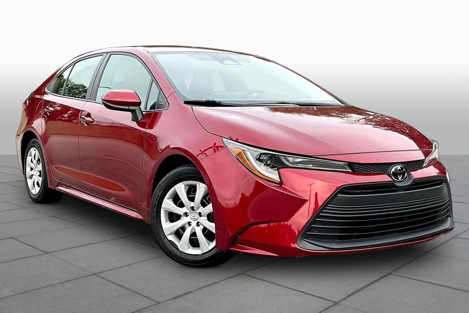 Used 2024 Ruby Flare Pearl Toyota LE image 3