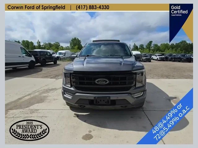 Used 2023 Carbonized Gray Metallic Ford Lariat image 1