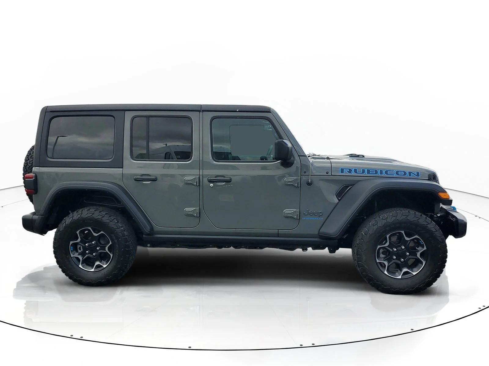 Certified Used 2023 Gray Jeep Rubicon 4xe image 2