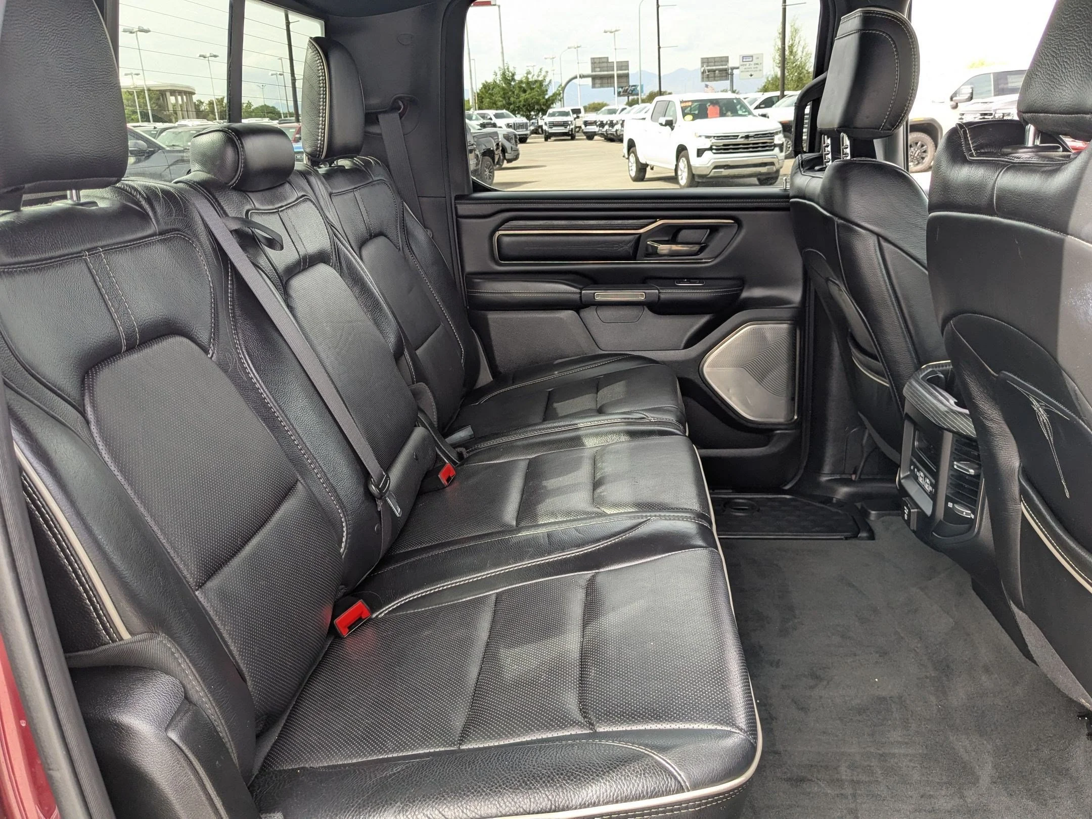 Used 2021 Delmonico Red Pearlcoat Ram Limited image 28
