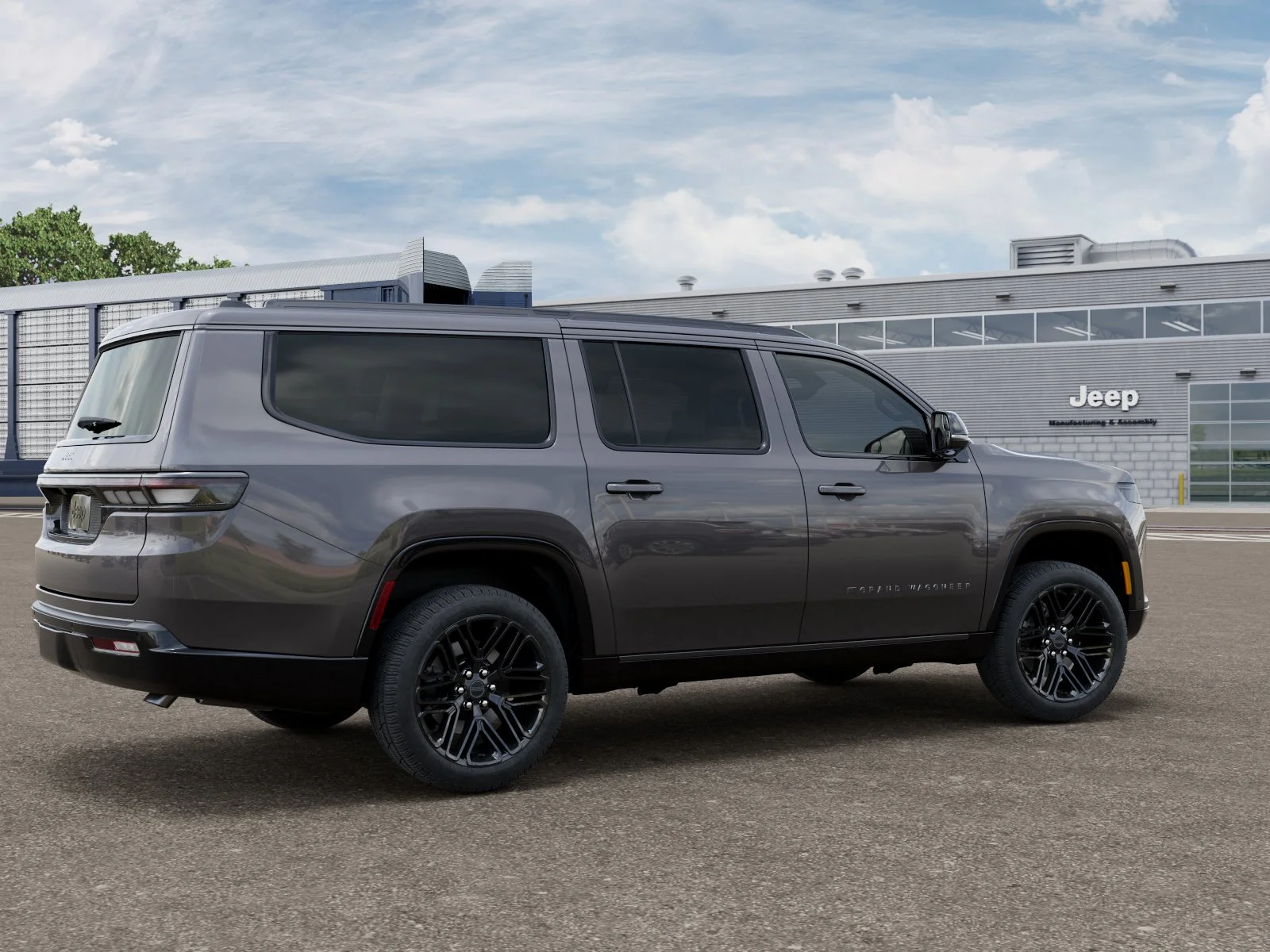 New 2026 Baltic-Gray Metallic Clear-Coat Exterior Paint Jeep Grand Wagoneer image 2